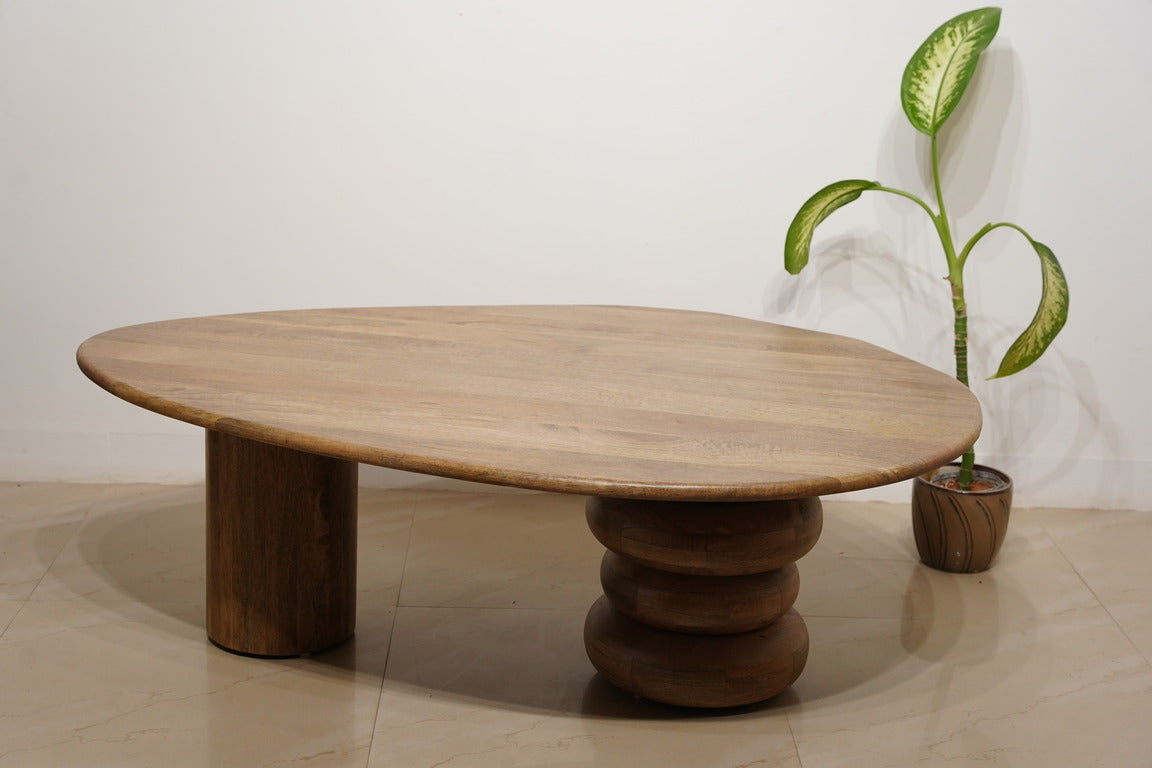 The Pebble Sculptural Asymmetrical Coffee Table
