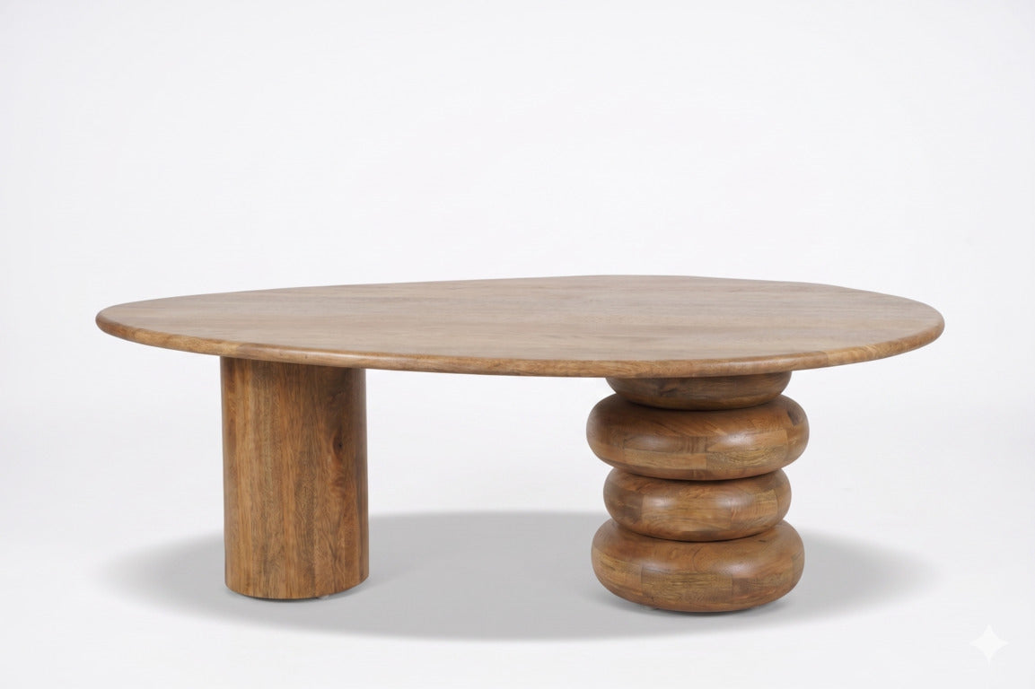 The Pebble Sculptural Asymmetrical Coffee Table
