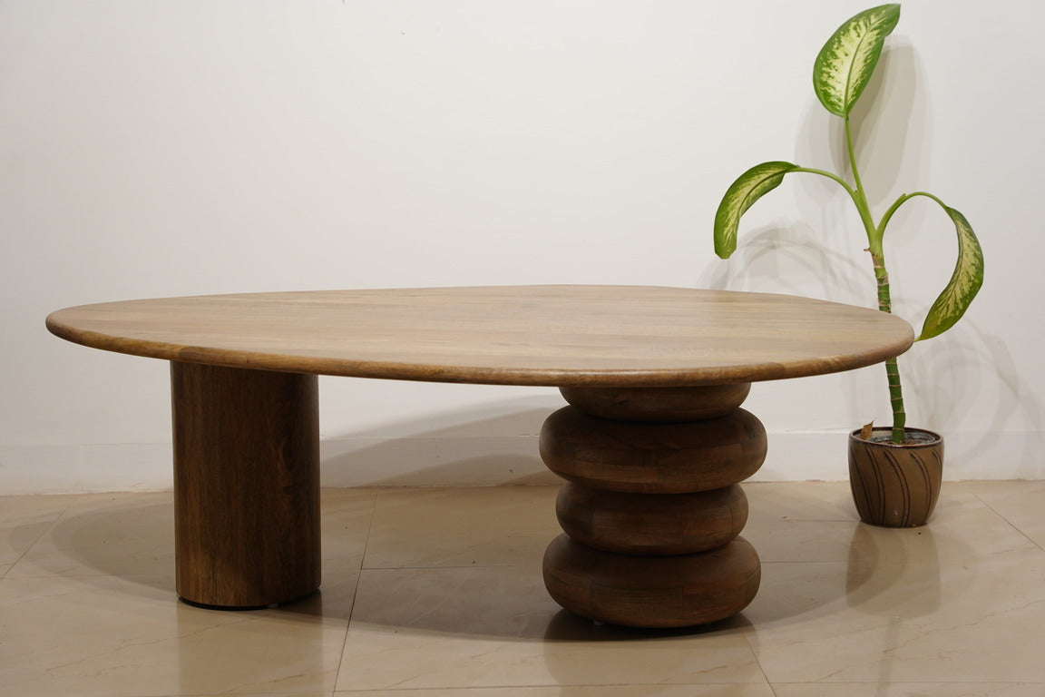 The Pebble Sculptural Asymmetrical Coffee Table