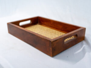 WOODEN CANE TRAY