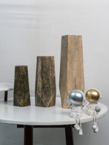 WOODEN VASE