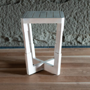 WOODEN DECO FINISHED SIDE TABLE