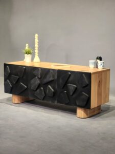 Solid wood sideboard